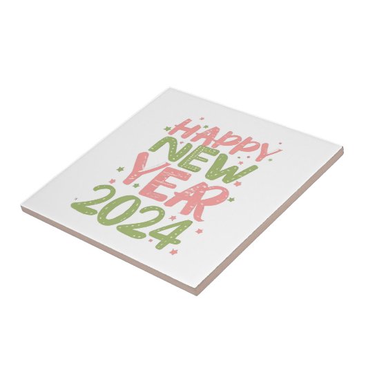 Carreau Bonne année 2024 (Côté)