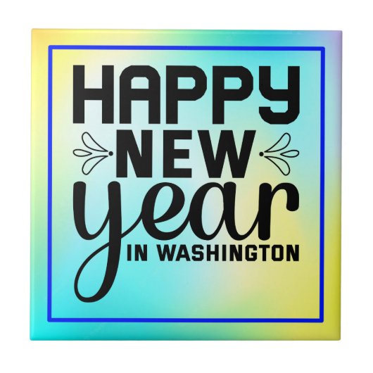 Carreau Bonne année à Washington-54688 (Devant)