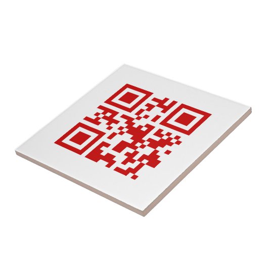 Carreau Bonne année ! — Code QR (Côté)