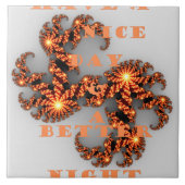 Carreau Bonne journée et meilleure nuit (Devant)