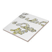 Carreau Bonne journée et une meilleure soirée Citation d'a (Côté)