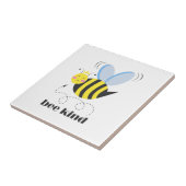 Carreau Bonne princesse d'abeille avec couronne et slogan  (Côté)