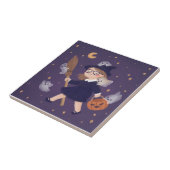 Carreau Bonne Sorcière Halloween & Fantômes (Côté)