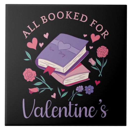 Carreau Bookworm - Tous réservés pour Valentine's II (Devant)