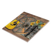 Carreau Boots de guitare Cowboy Casquette (Côté)