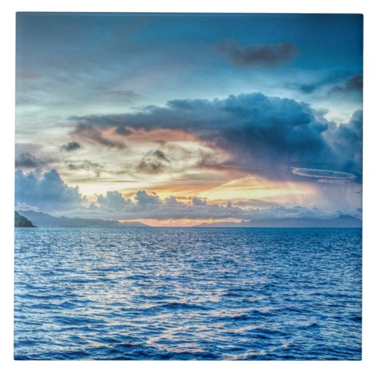 Carreau Bora-bora, île du Pacifique Sud (Devant)