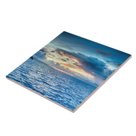 Carreau Bora-bora, île du Pacifique Sud (Côté)