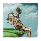 Carreau Bord de falaise de graffiti (Devant)