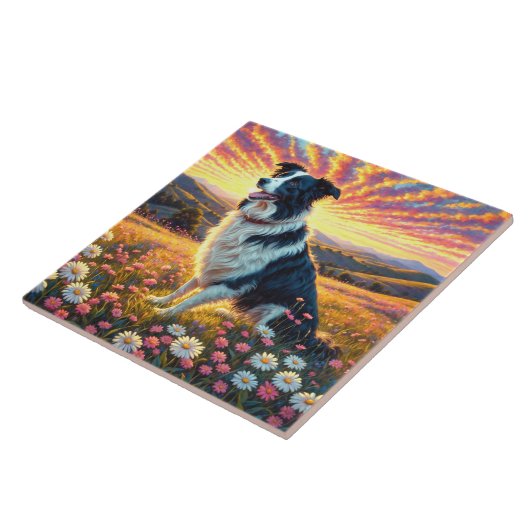 Carreau Border Collie Dog (Côté)