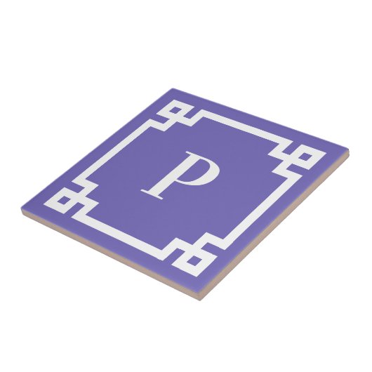 Carreau Bordure de la clé grecque décorative (Côté)