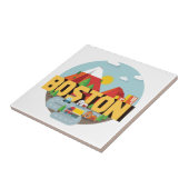 Carreau Boston comme destination (Côté)