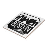 Carreau Boston Skyline (Côté)