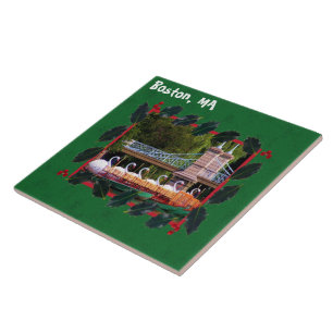 Carreau Boston Swan Boats - Joyeuses vacances