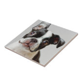 Carreau Boston Terrier (Côté)