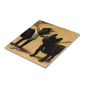 Carreau Boston Terrier et bouledogue français (Côté)