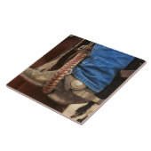 Carreau Botte de cowboy avec la dent (Côté)