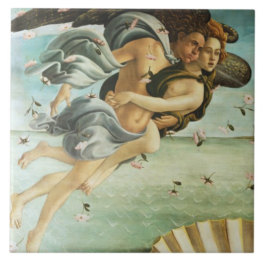 Carreau Botticelli "The Birth of Venus - Zephyr & Chloris" (Devant)