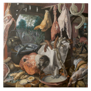 Carreau Boucher's Stall (par Pieter Aertsen)