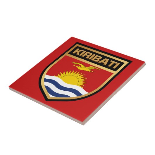 Carreau Bouclier indicateur Kiribati (Côté)