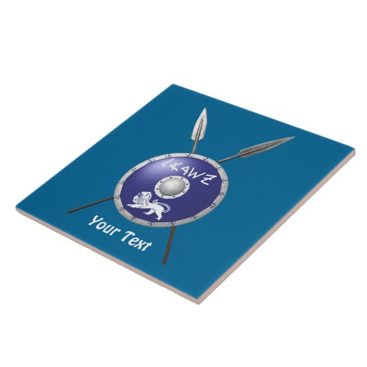 Carreau Bouclier Maccabee Et Paroles (Côté)