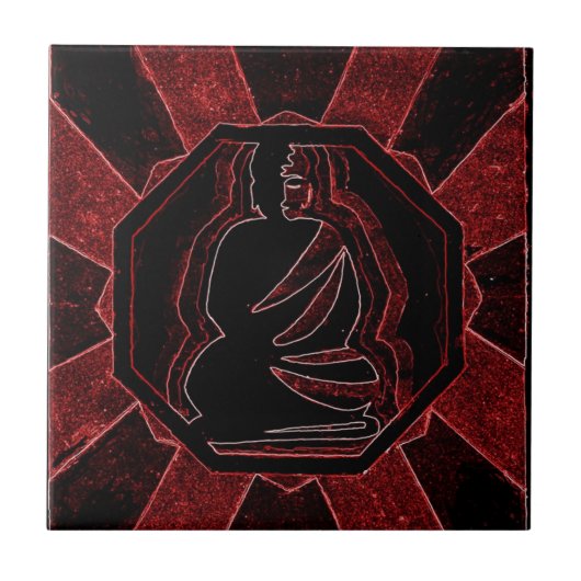 Carreau Bouddha (Devant)