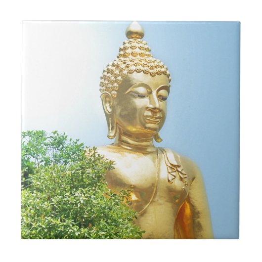 Carreau bouddha assis amical (Devant)