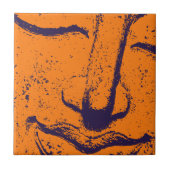 Carreau Bouddha Face Zen Harmonie Bouddha Orange (Devant)