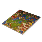 Carreau Bouddhisme bouddhiste de Bouddha bénissant le (Côté)