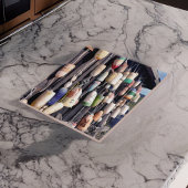 Carreau Bouées de pêche sur le bâtiment rustique Carrelage