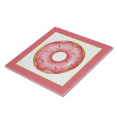 Carreau boulangerie de fabrication de beignets roses (Côté)