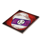 CARREAU BOULE DE BILLARDS NUMÉRO 12 (Côté)