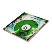 CARREAU BOULE DE BILLARDS NUMÉRO 6 (Côté)