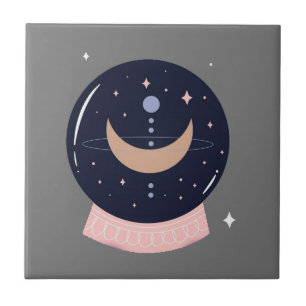 Carreau Boule de cristal mystique psychique