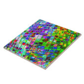 Carreau Boule Disco Planète Psychédélique (Côté)