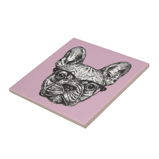 Carreau Bouledogue de hippie (Côté)