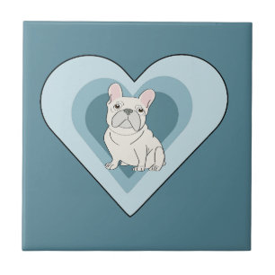 Carreau Bouledogue Français Blanc