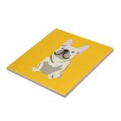 Carreau Bouledogue Français Crème (Côté)