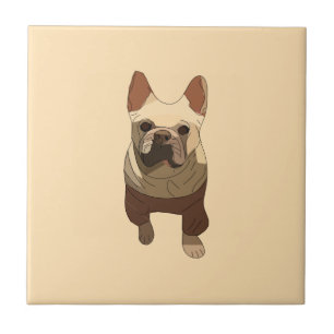 Carreau Bouledogue Français, pêche douce