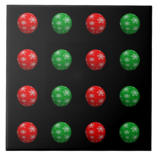Carreau Boules de Noël 3D