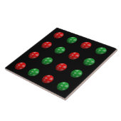 Carreau Boules de Noël 3D (Côté)