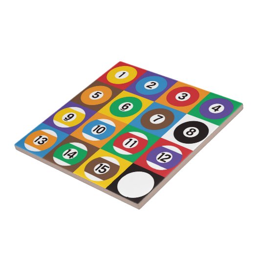 Carreau Boules Pop Art Pool (Côté)