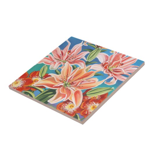 Carreau Bouquet à la frontière II (Côté)