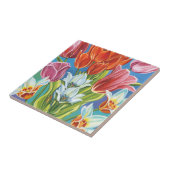 Carreau Bouquet à la frontière III (Côté)