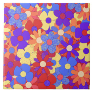 Carreau Bouquet bouillonnant Carrelage en céramique