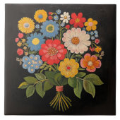 Carreau Bouquet de fleurs (Devant)
