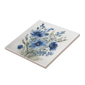 Carreau Bouquet de fleurs Elégante aquarelle (Côté)