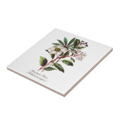 Carreau Bouquet de Rose de Noël vintage (Côté)