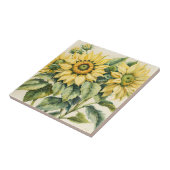 Carreau Bouquet de tournesol (Côté)