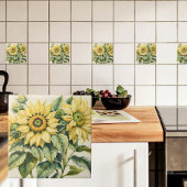 Carreau Bouquet de tournesol