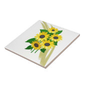 Carreau Bouquet de tournesols (Côté)